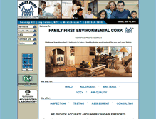 Tablet Screenshot of familyfirstenviro.com